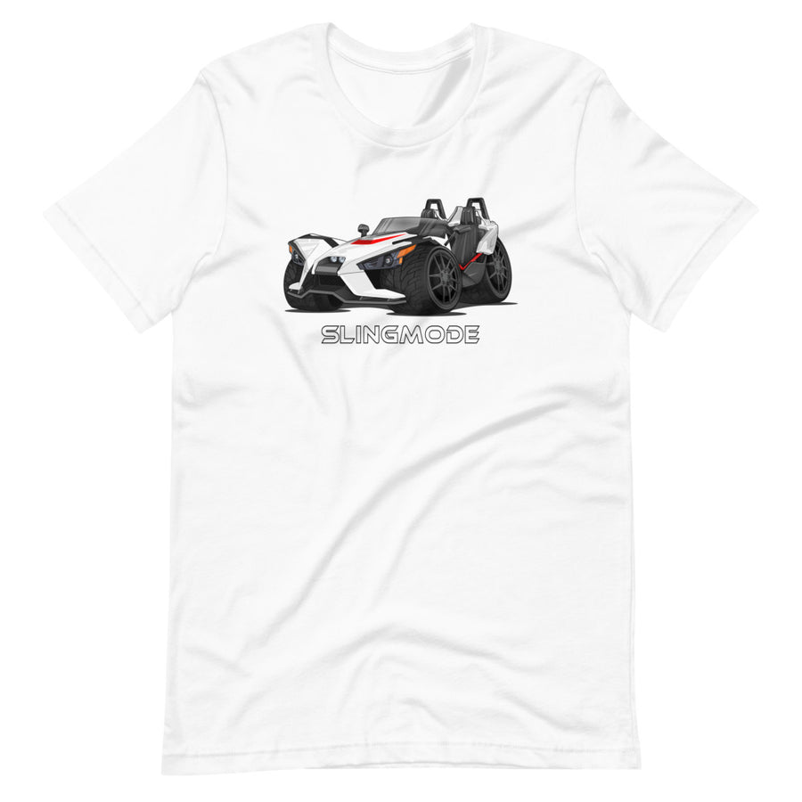 Slingmode Men's Polaris T-Shirt | 2016.5 SL LE White Pearl Polaris Slingshot®