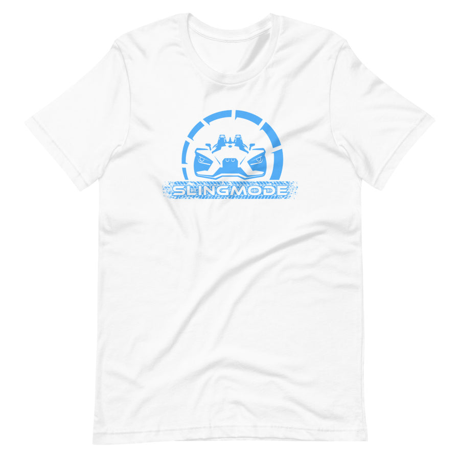Slingmode Official Logo Men's T-Shirt (Miami Blue)