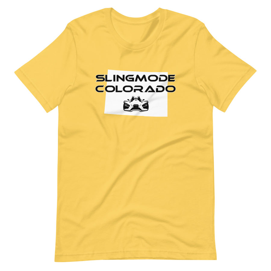 Slingmode State Design Men's T-shirt (Colorado)