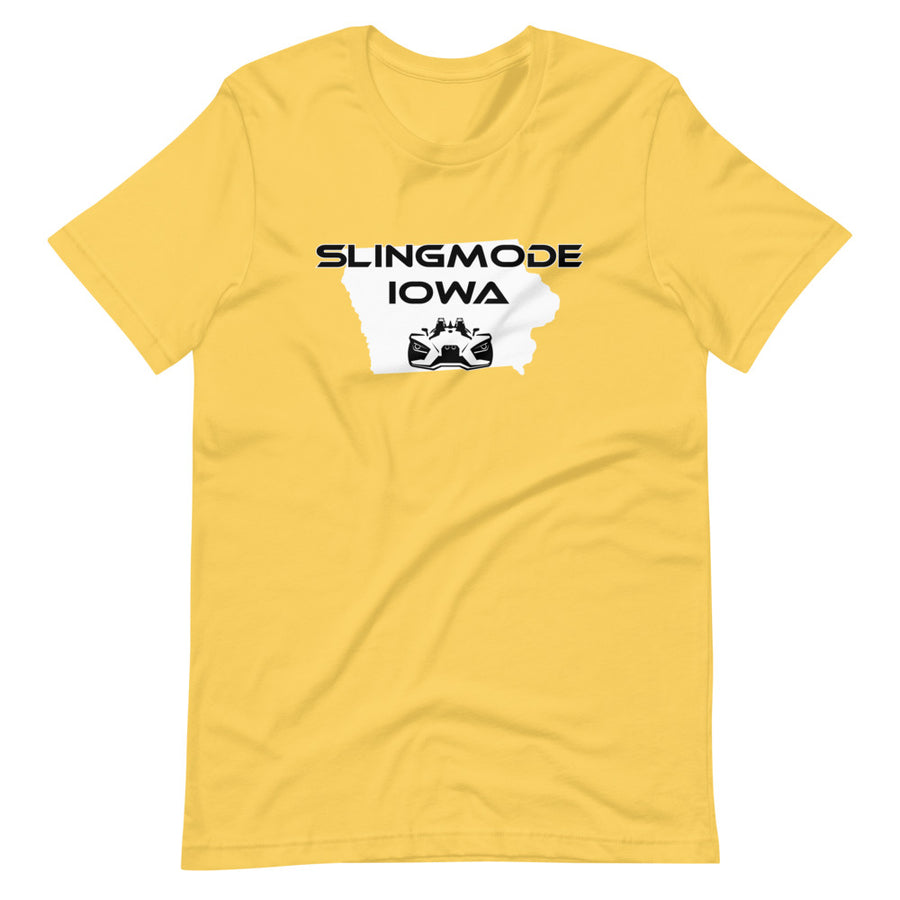 Slingmode State Design Men's T-shirt (Iowa)