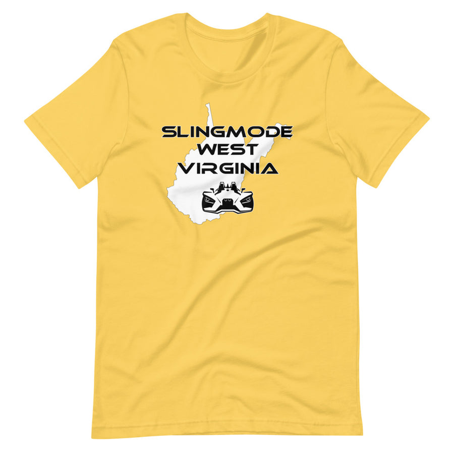 Slingmode State Design Men's T-shirt (West Virginia)