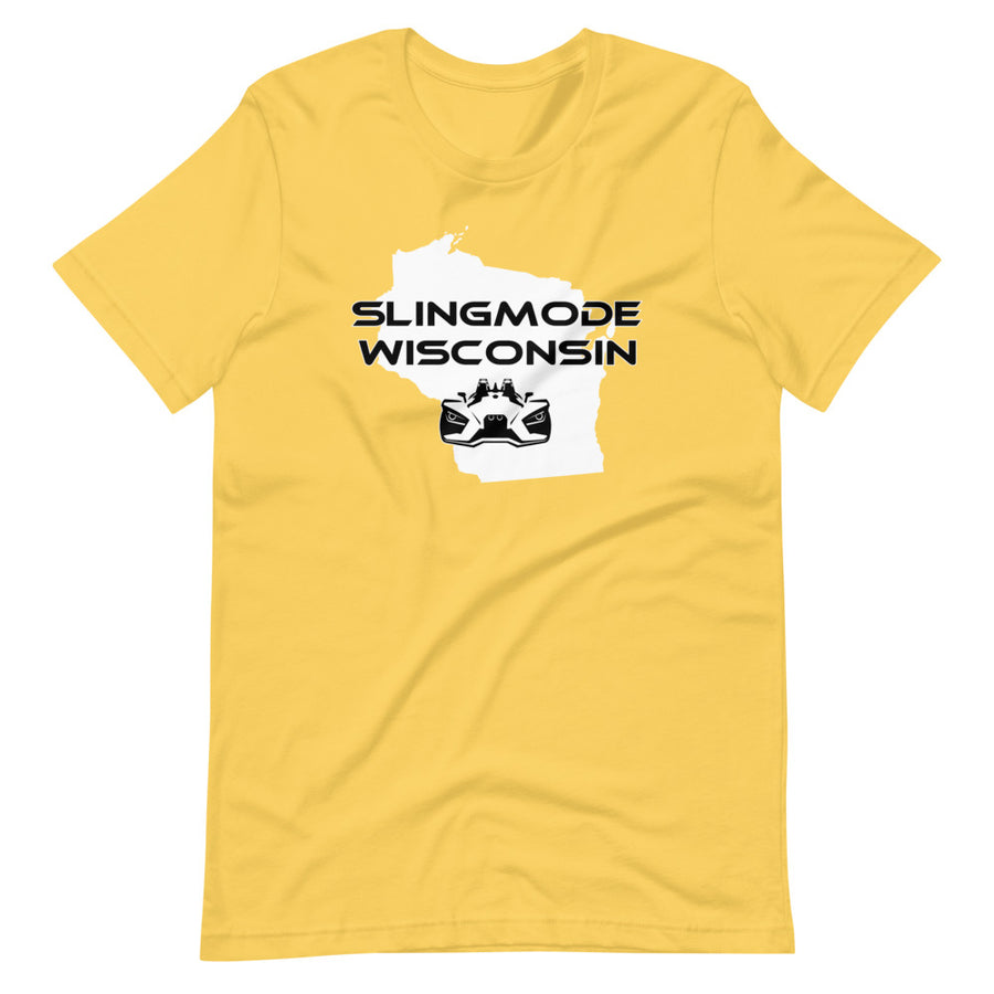 Slingmode State Design Men's T-shirt (Wisconsin)