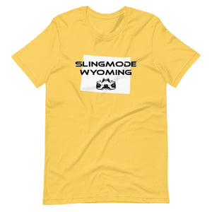 Slingmode State Design Men's T-shirt (Wyoming)