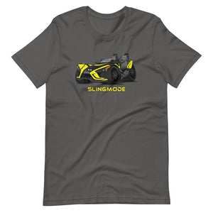 Slingmode Caricature Men's T-Shirt 2019 (SLR Icon Daytona Yellow)