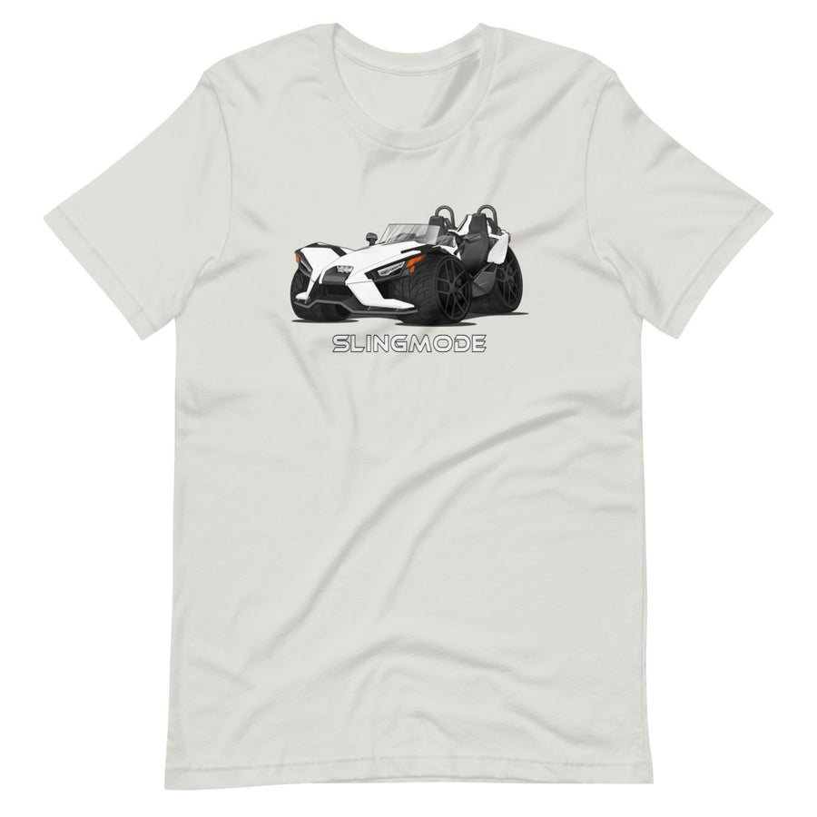 Slingmode Caricature Men's T-Shirt 2021 (S White Lightning)