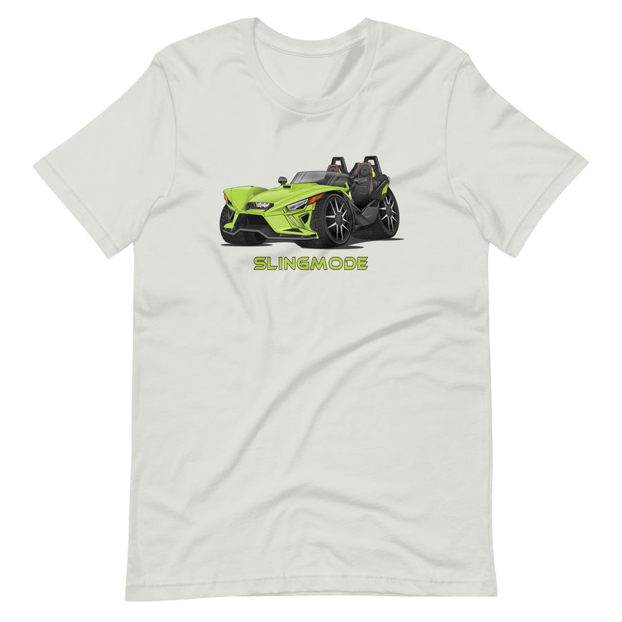 Slingmode Caricature Men's T-Shirt 2022 (R Liquid Lime Fade)