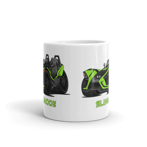 Slingmode Caricature Mug | 2019 SLR Icon Envy Green Polaris Slingshot®