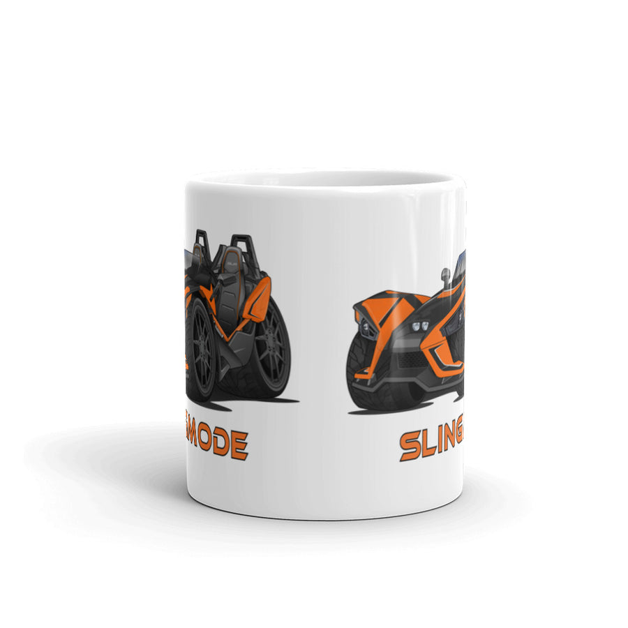 Slingmode Caricature Mug | 2018 SLR Orange Madness Polaris Slingshot®