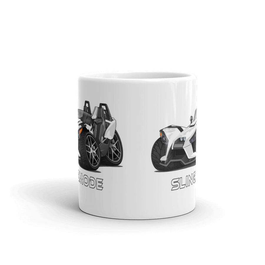 Slingmode Caricature Mug | 2018 SL Icon Monument White Polaris Slingshot®