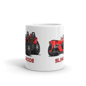 Slingmode Caricature Mug | 2016.5 SL Red Pearl Polaris Slingshot®