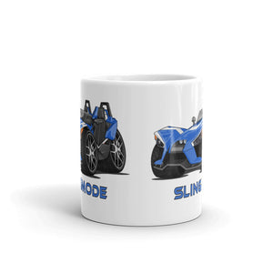 Slingmode Caricature Mug | 2016.5 SL LE Blue Fire Polaris Slingshot®