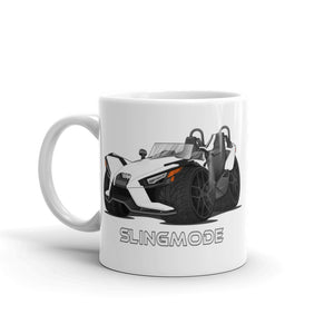 Slingmode Caricature Mug | 2021 S White Lightning Polaris Slingshot®