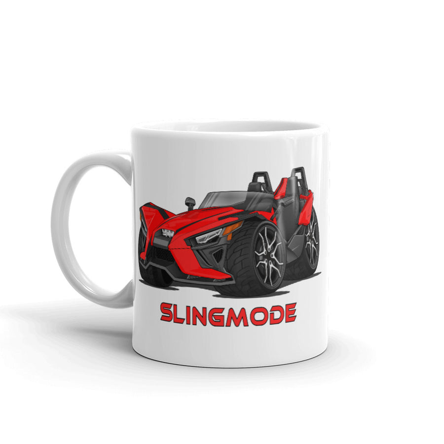 Slingmode Caricature Mug | 2020 SL Red Pearl Polaris Slingshot®