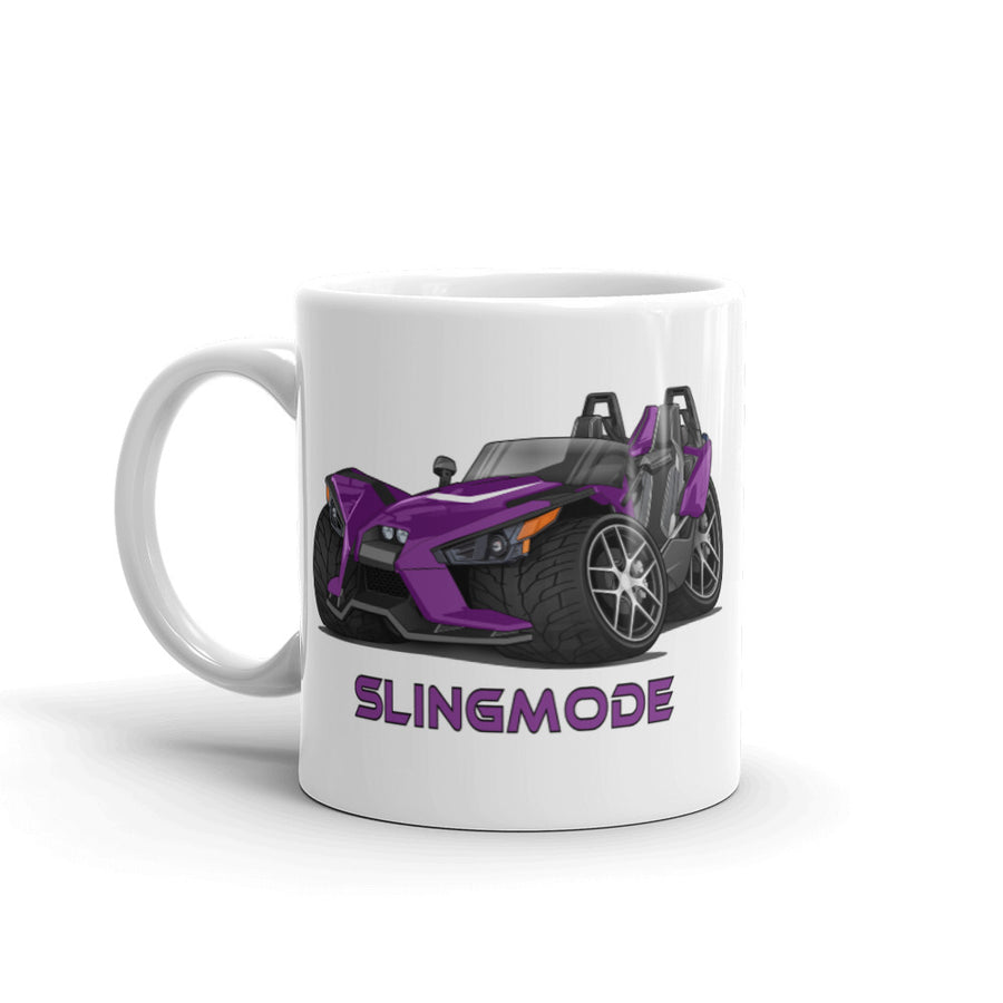 Slingmode Caricature Mug | 2018 SL Icon Midnight Purple Polaris Slingshot®