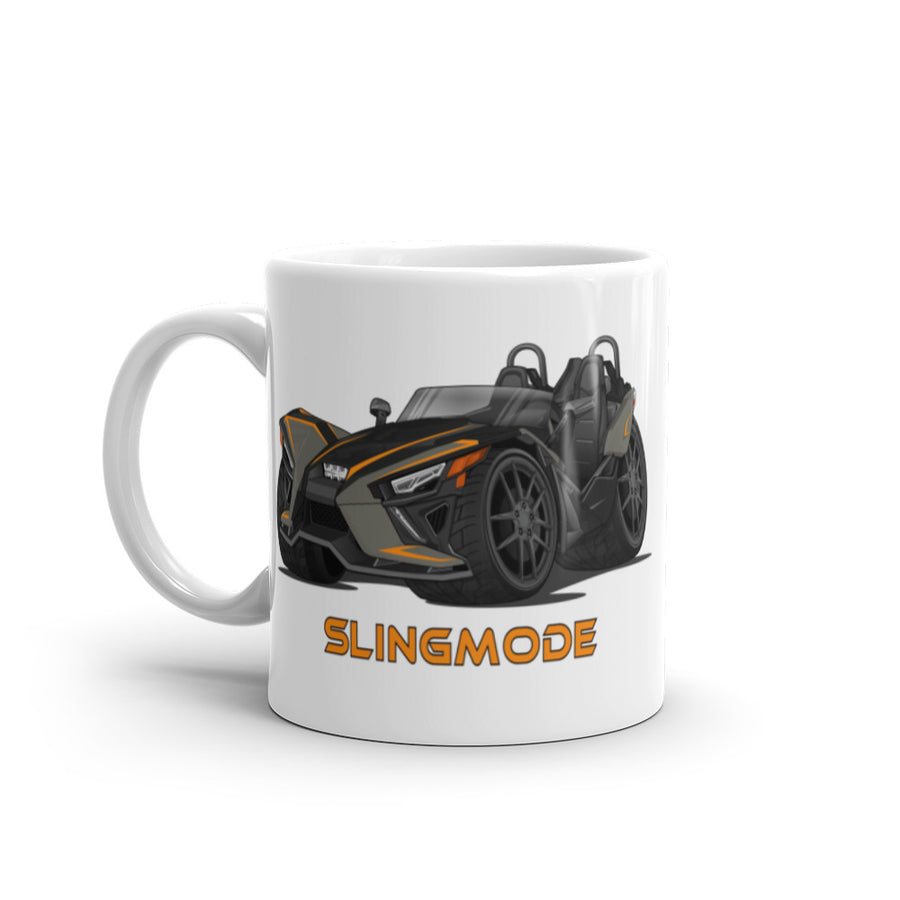 Slingmode Caricature Mug | 2022 SLR Forged Orange Polaris Slingshot®