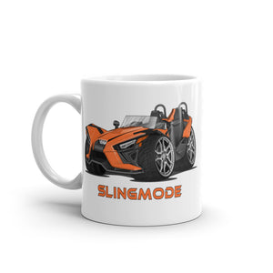 Slingmode Caricature Mug | 2022 SL Volt Orange Polaris Slingshot®