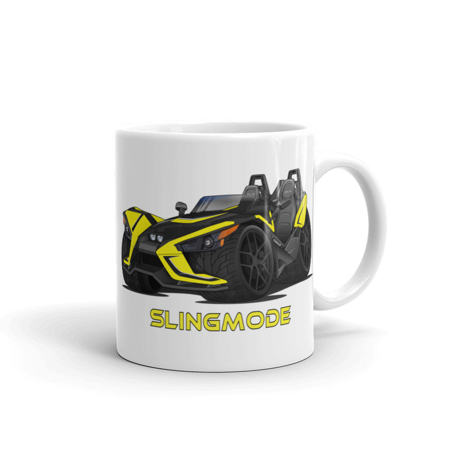 Slingmode Caricature Mug | 2019 SLR Icon Daytona Yellow