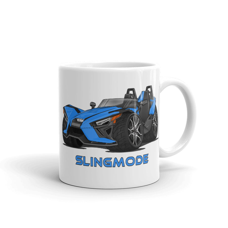 Slingmode Caricature Mug | 2020 SL Blue Steel Polaris Slingshot®