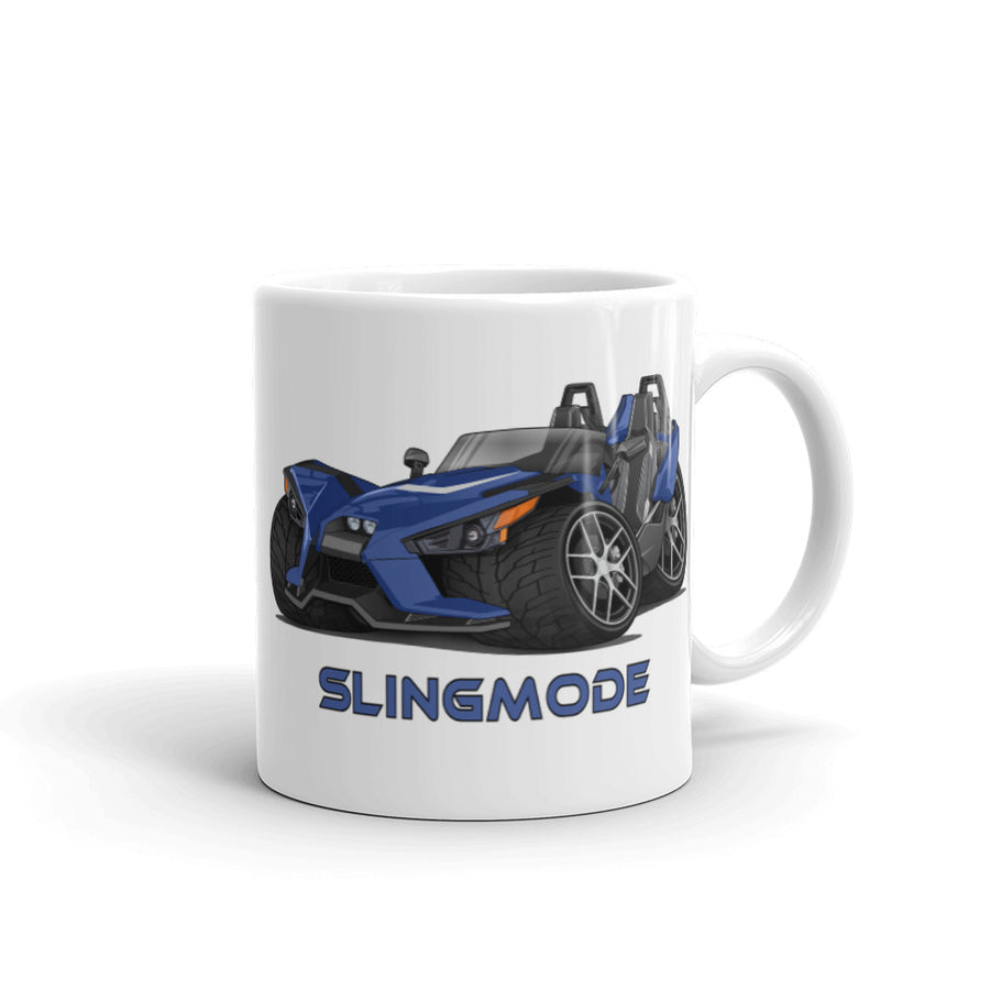 Slingmode Caricature Mug | 2018 SL Navy Blue Polaris Slingshot®