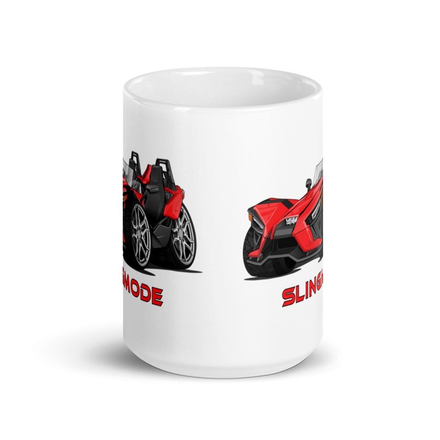 Slingmode Caricature Mug | 2021 SL Red Pearl Polaris Slingshot®