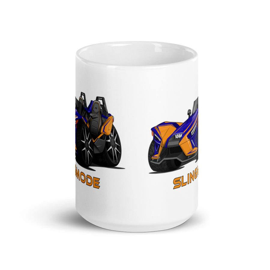 Slingmode Caricature Mug | 2021 R Sunrise Orange Polaris Slingshot®