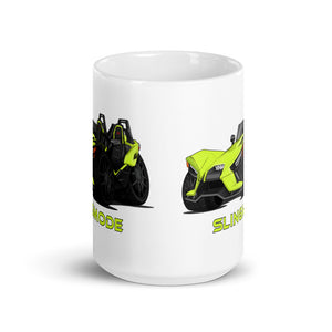 Slingmode Caricature Mug | 2021 R Neon Fade Polaris Slingshot®