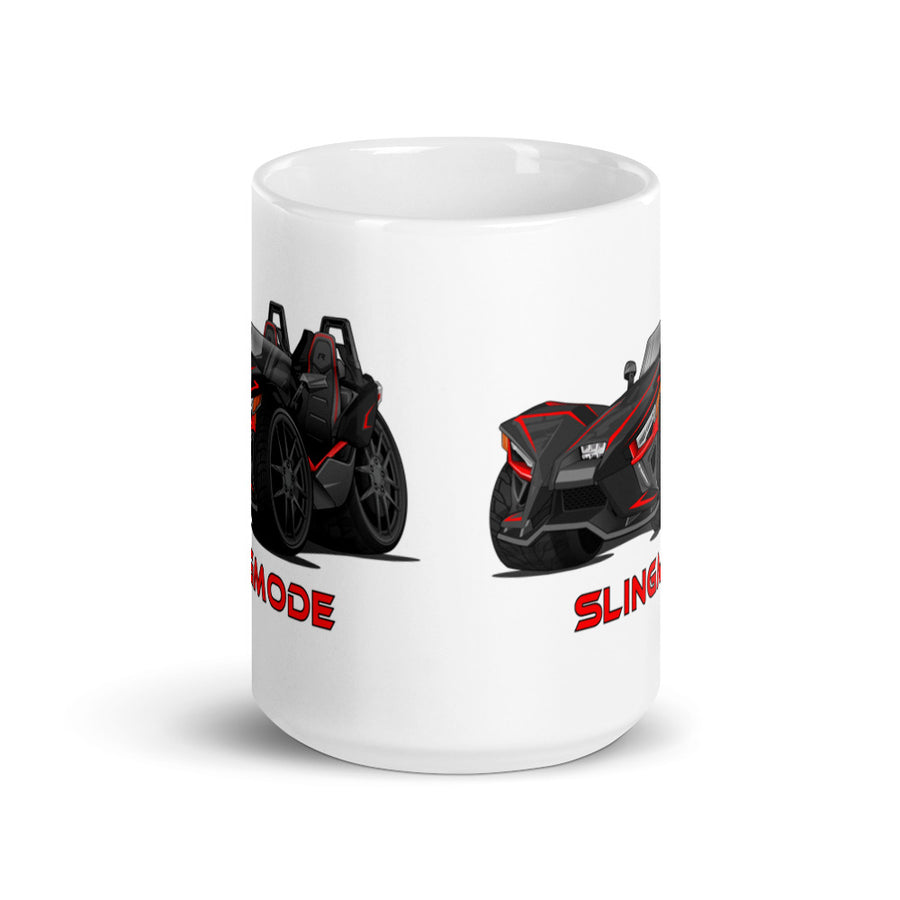 Slingmode Caricature Mug | 2020 R Stealth Black Polaris Slingshot®