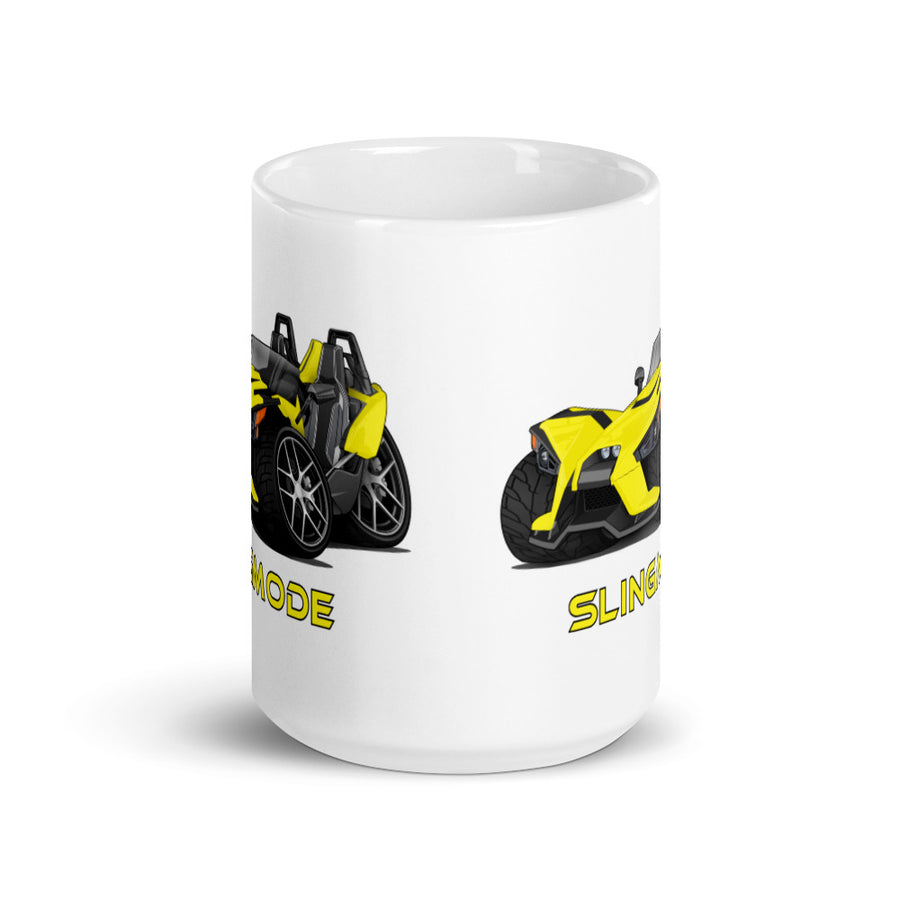 Slingmode Caricature Mug | 2018 SL Icon Daytona Yellow Polaris Slingshot®