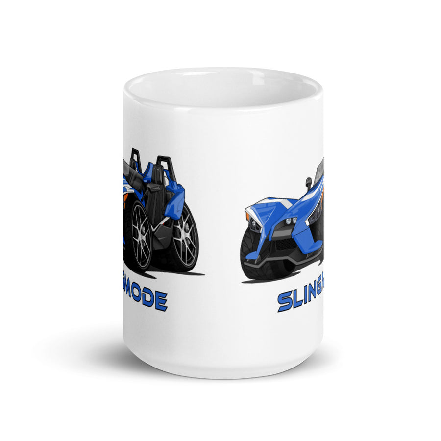 Slingmode Caricature Mug | 2016.5 SL LE Blue Fire Polaris Slingshot®