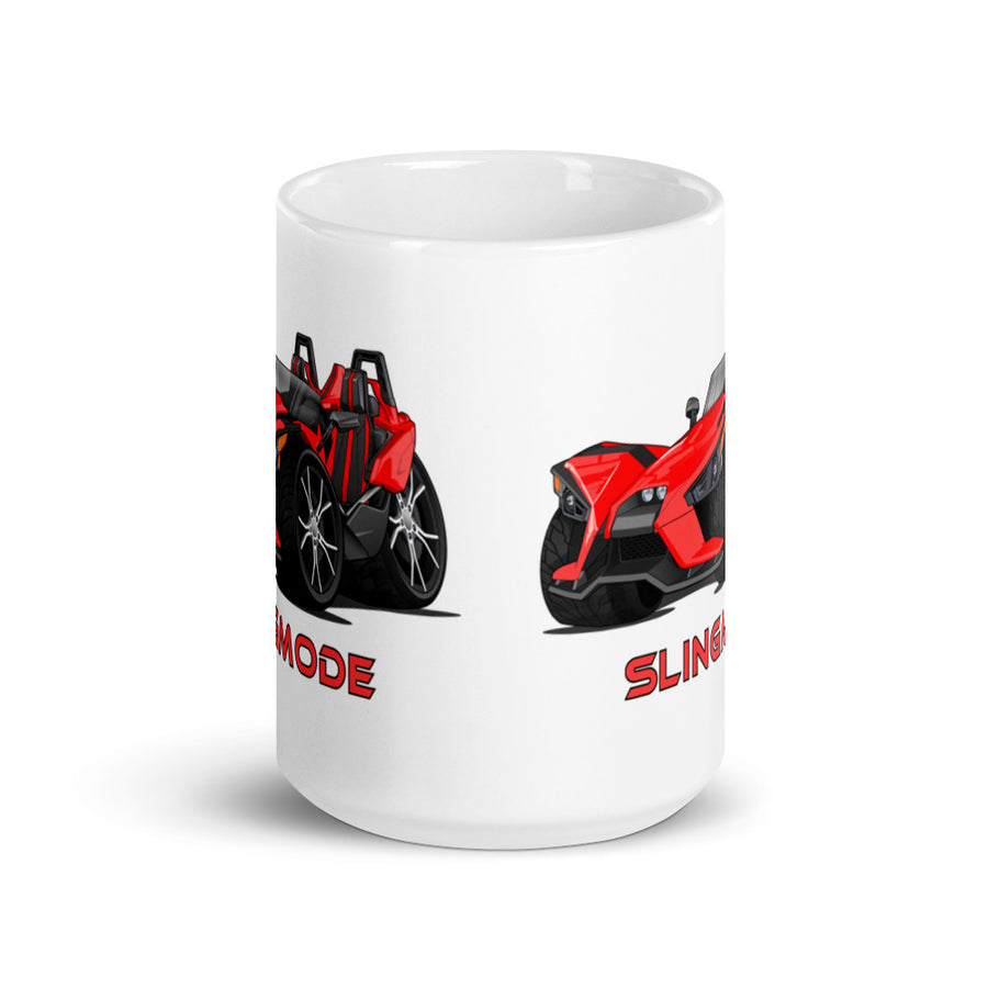 Slingmode Caricature Mug | 2016 SL Red Pearl Polaris Slingshot®