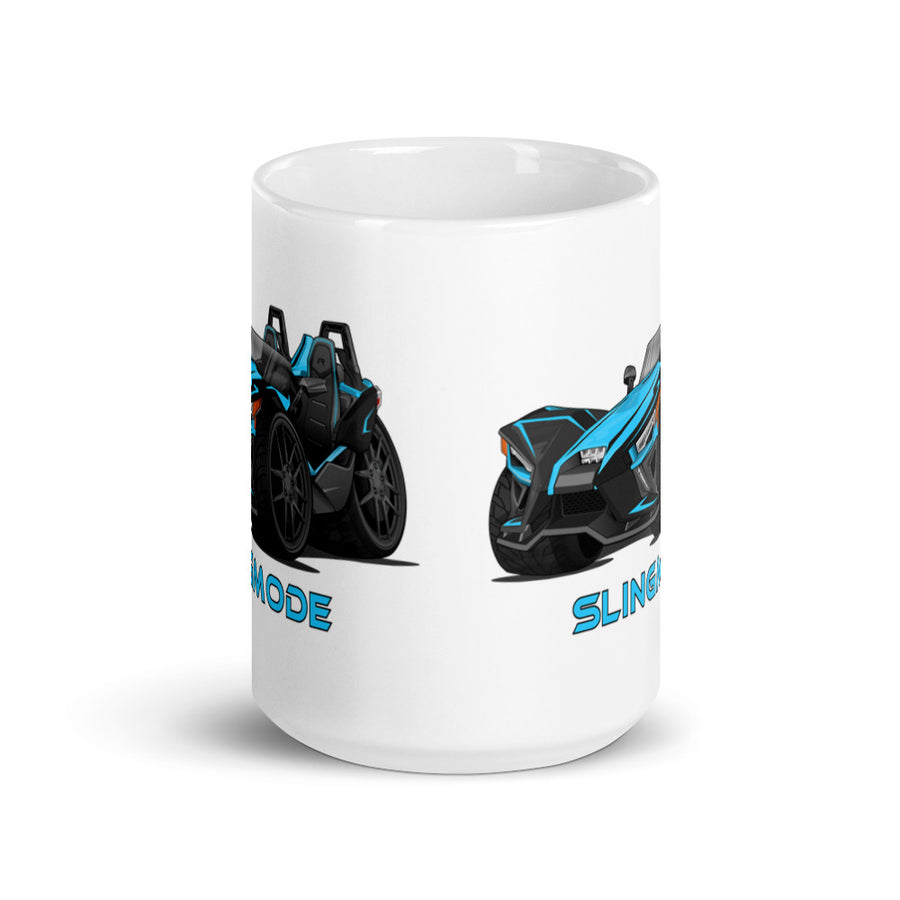 Slingmode Caricature Mug | 2020 R Miami Blue Polaris Slingshot®