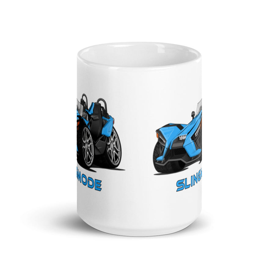 Slingmode Caricature Mug | 2022 SL Miami Blue Polaris Slingshot®