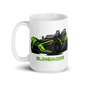 Slingmode Caricature Mug | 2019 SLR Icon Envy Green Polaris Slingshot®