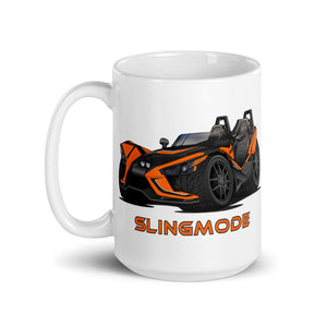 Slingmode Caricature Mug | 2017 SLR Orange Madness Polaris Slingshot®