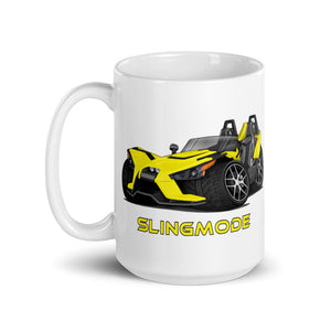 Slingmode Caricature Mug | 2018 SL Icon Daytona Yellow Polaris Slingshot®