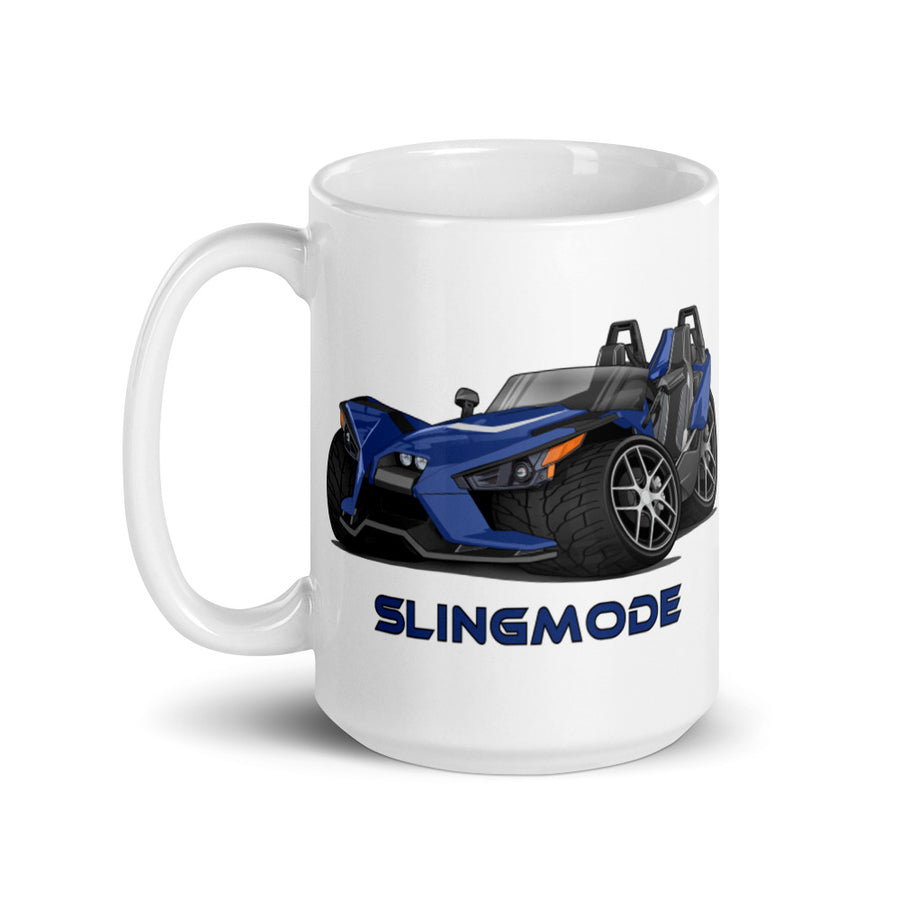 Slingmode Caricature Mug | 2017 SL Navy Blue Polaris Slingshot®