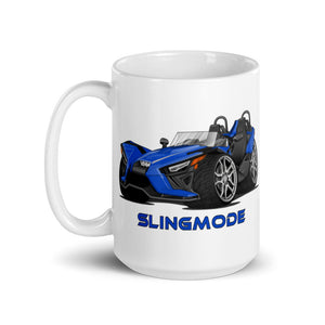 Slingmode Caricature Mug | 2022 SL Ultra Blue Polaris Slingshot®