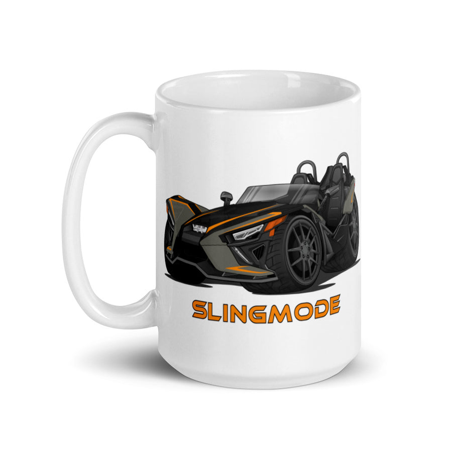 Slingmode Caricature Mug | 2022 SLR Forged Orange Polaris Slingshot®