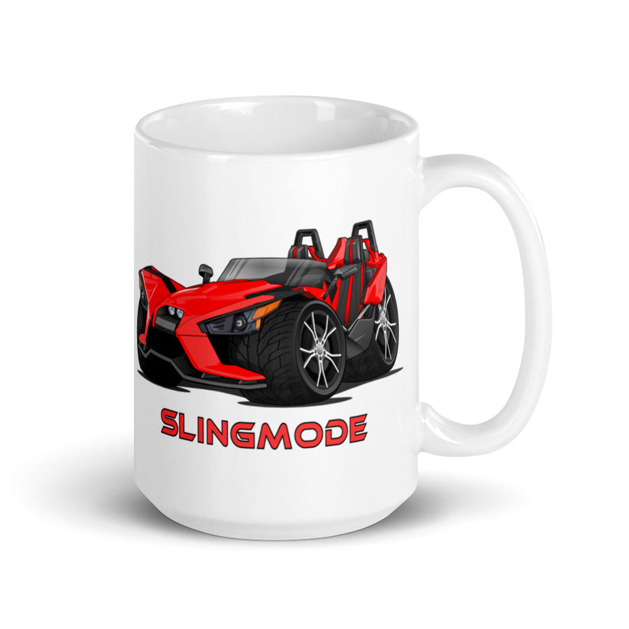 Slingmode Caricature Mug | 2016 SL Red Pearl Polaris Slingshot®