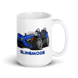 Slingmode Caricature Mug | 2022 SL Ultra Blue Polaris Slingshot®