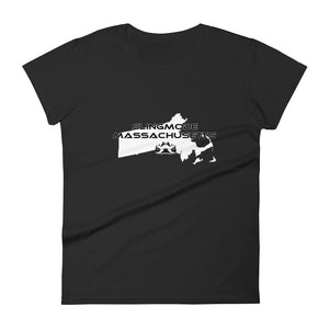 Slingmode State Design Women's T-Shirt (Massachusetts)