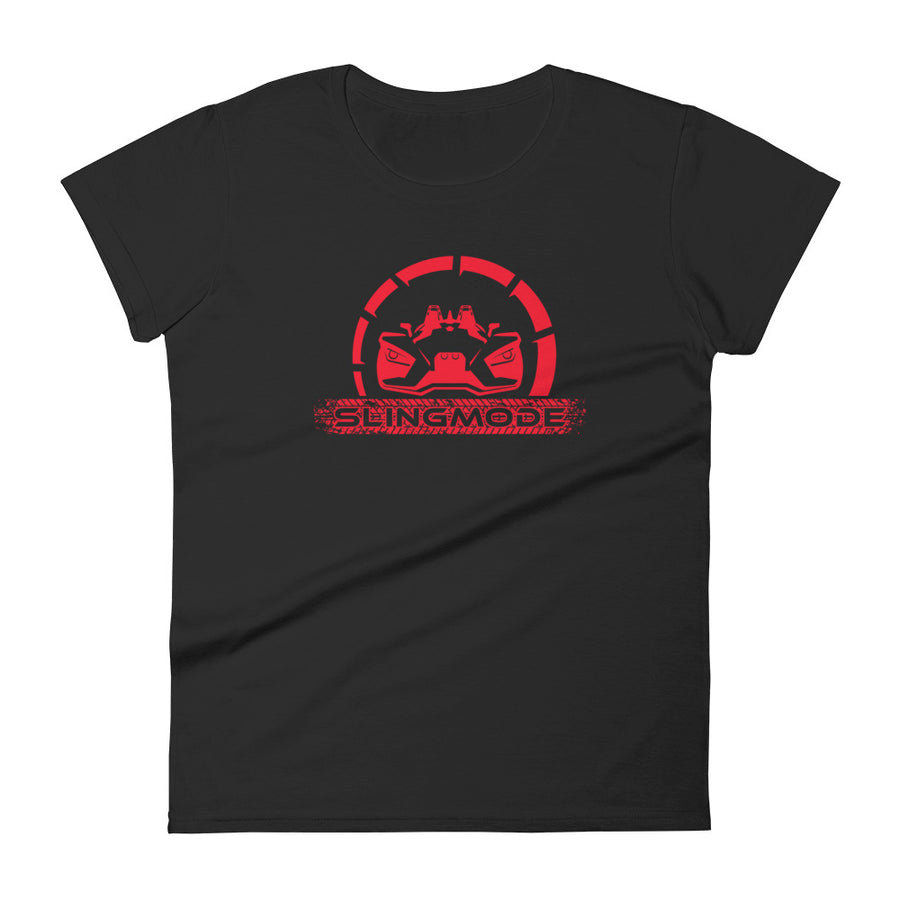 Slingmode Official Logo Women's T-Shirt (Indy Red)