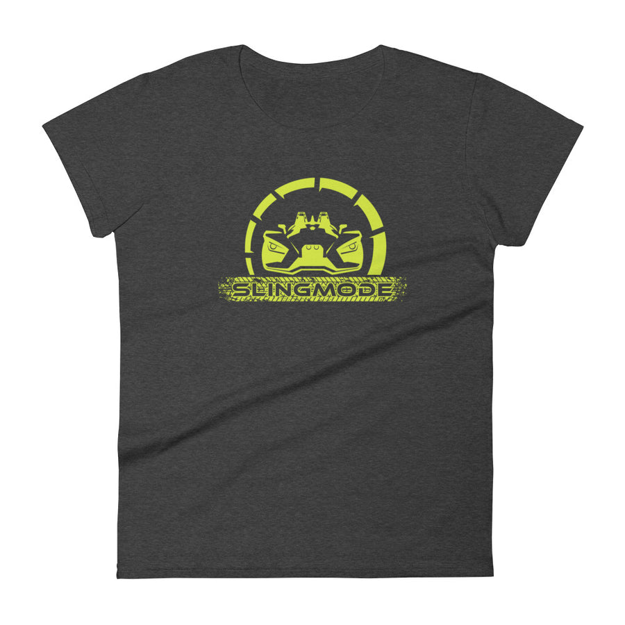 Slingmode Official Logo Women's T-Shirt (Lime Squeeze)