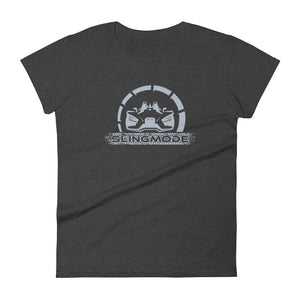 Slingmode Official Logo Women's T-Shirt (Matte Cloud Gray)