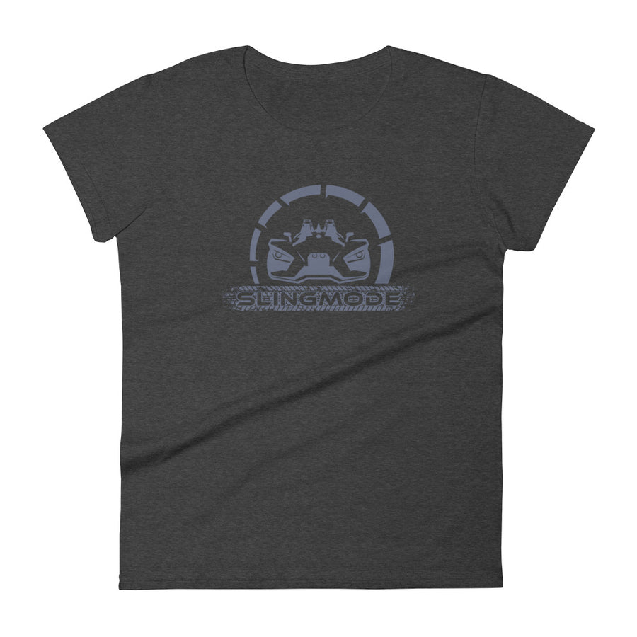 Slingmode Official Logo Women's T-Shirt (Midnight Storm Fade)