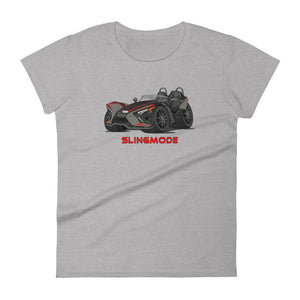 Women's Slingmode Caricature T-Shirt 2022 (SLR Forged Red)