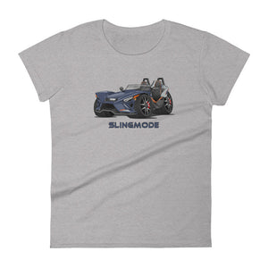 Women's Slingmode Caricature T-Shirt 2022 (R Midnight Storm Fade)