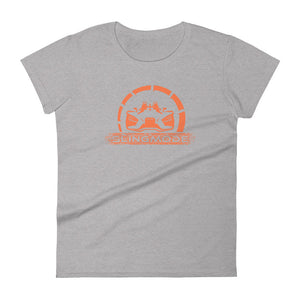 Slingmode Official Logo Women's T-Shirt (Nuclear Sunset Orange)