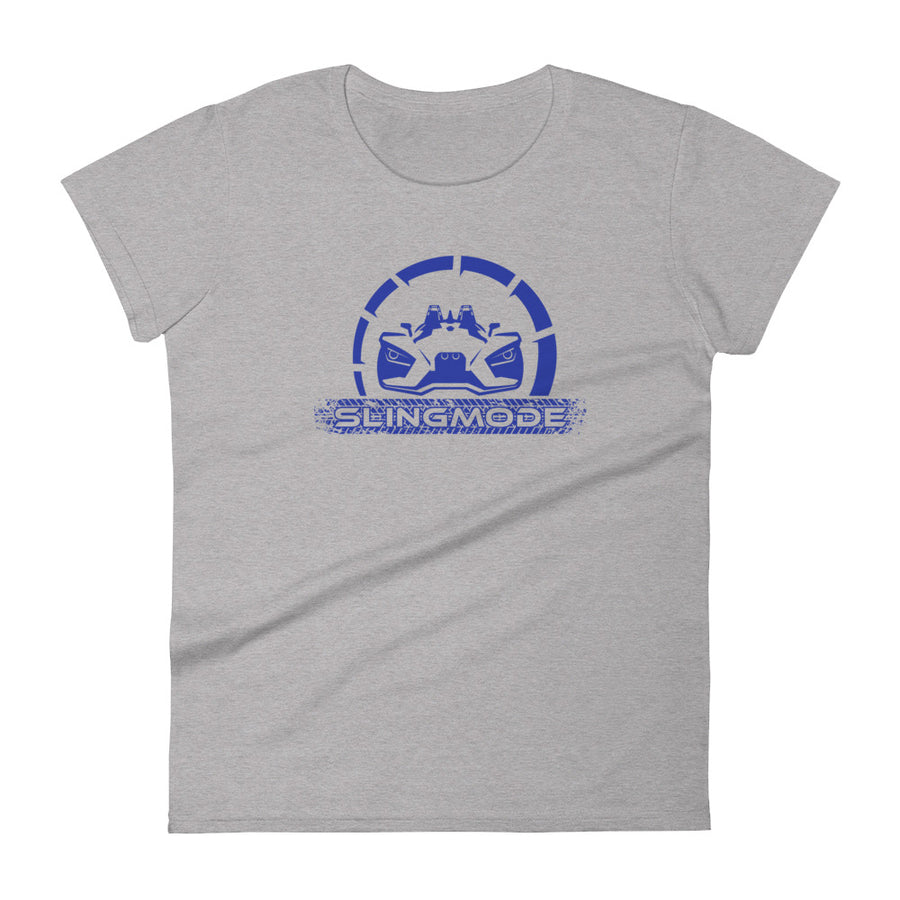 Slingmode Official Logo Women's T-Shirt (Navy Blue)