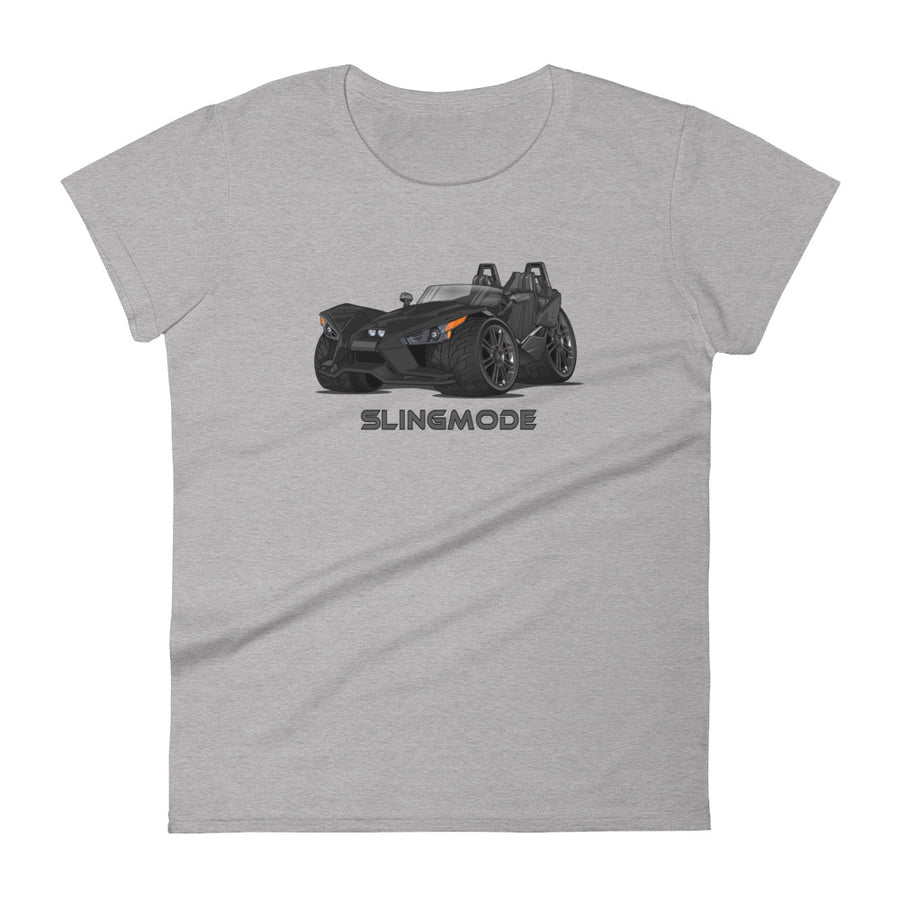 Slingmode Caricature Women's T-Shirt 2016.5 (Base Gloss Black)